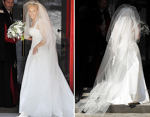 Самые красивые свадебные платья известных людей, 30 фото