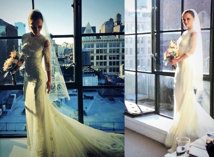 Самые красивые свадебные платья известных людей, 30 фото