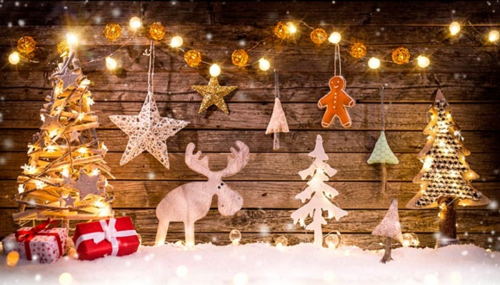 Интересные новогодние оформления жилых помещений, 30 фото