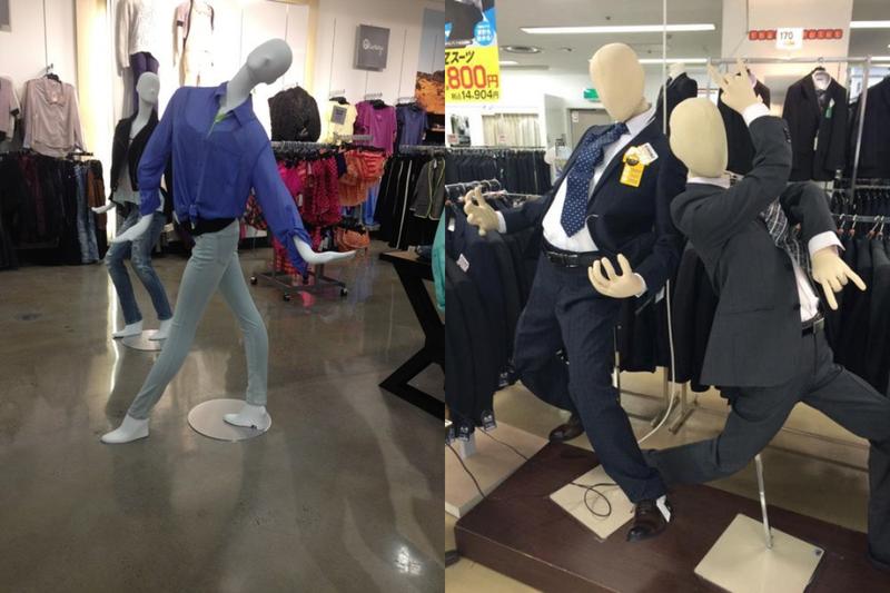 смешные манекены